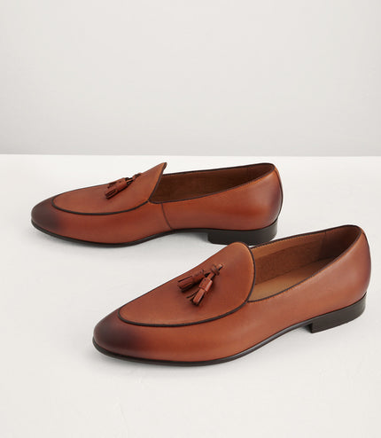 Leather Tasselled Loafers