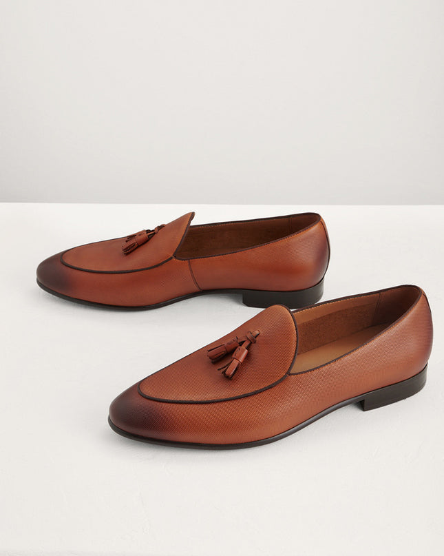 Leather Tasselled Loafers