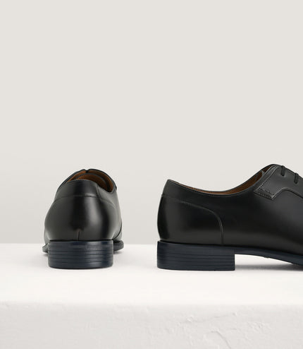 Pointed Toe Leather Derby Shoes
