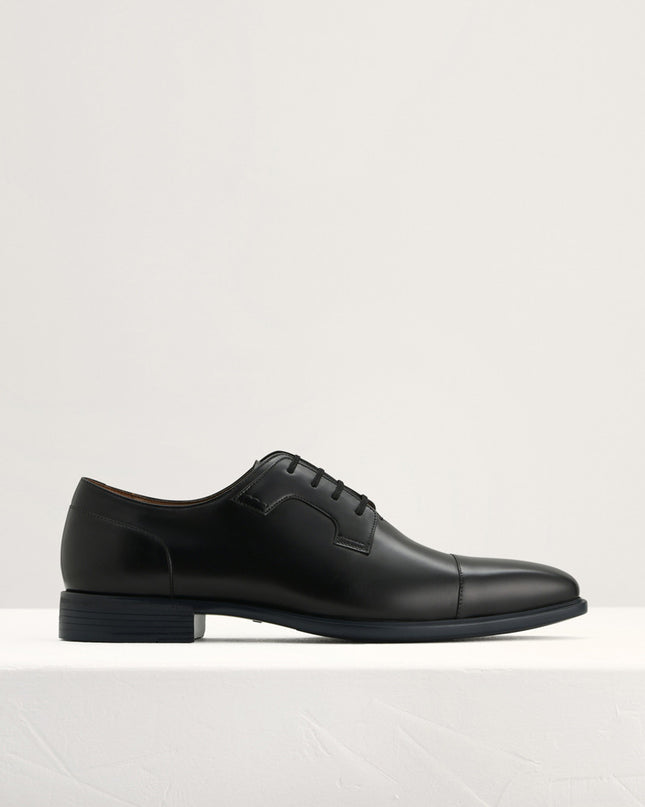Pointed Toe Leather Derby Shoes