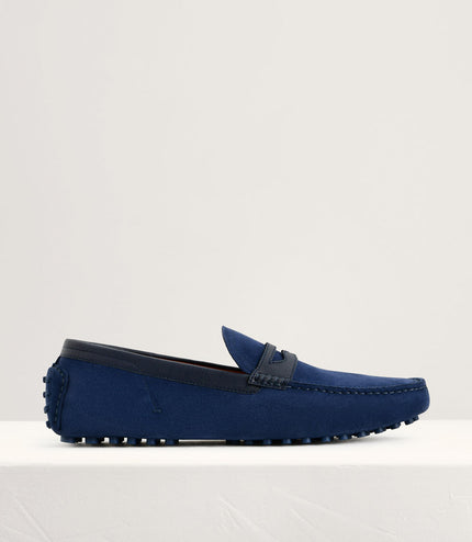 Suede Penny Moccasins