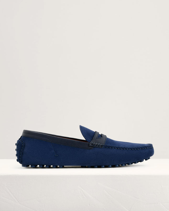 Suede Penny Moccasins