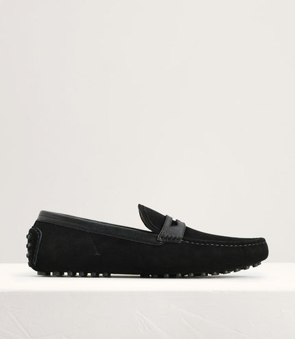 Suede Penny Moccasins