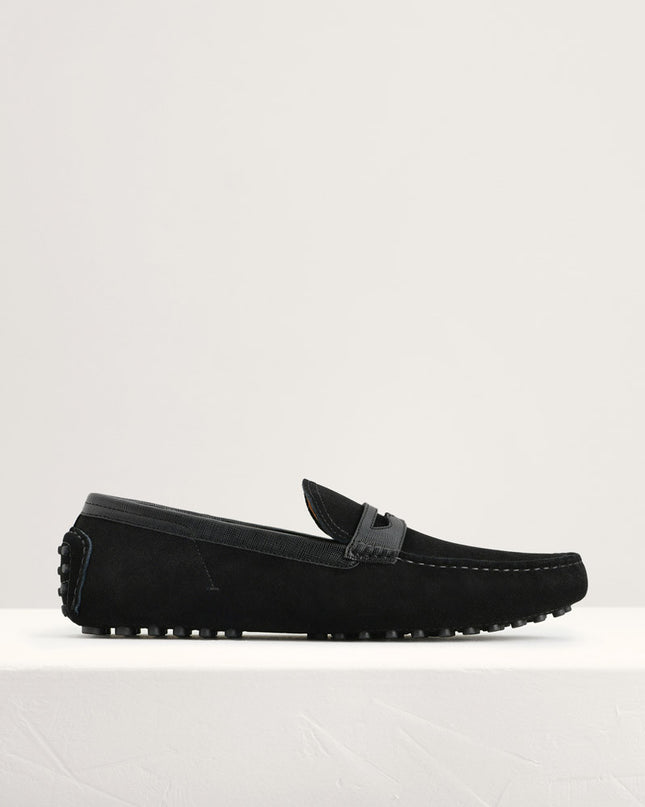 Suede Penny Moccasins
