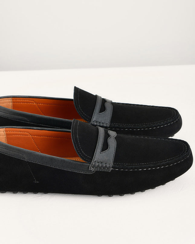 Suede Penny Moccasins