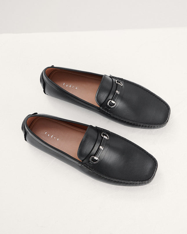 Horsebit Leather Moccasins