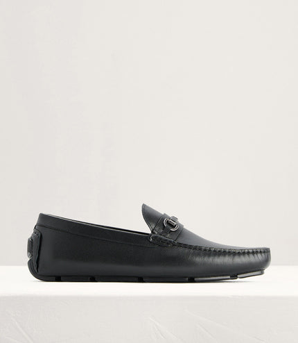 Horsebit Leather Moccasins