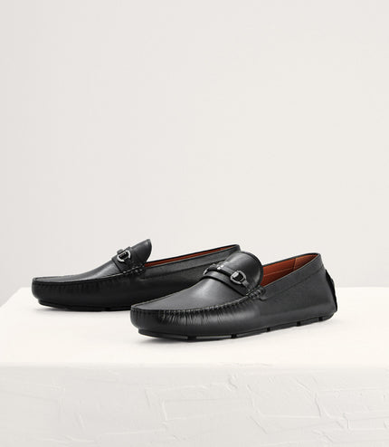 Horsebit Leather Moccasins