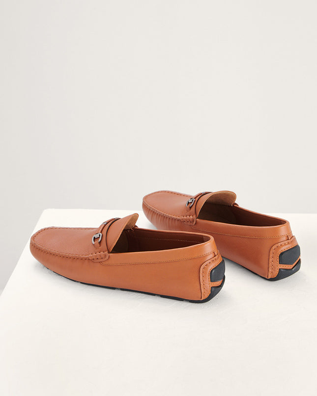 Horsebit Leather Moccasins