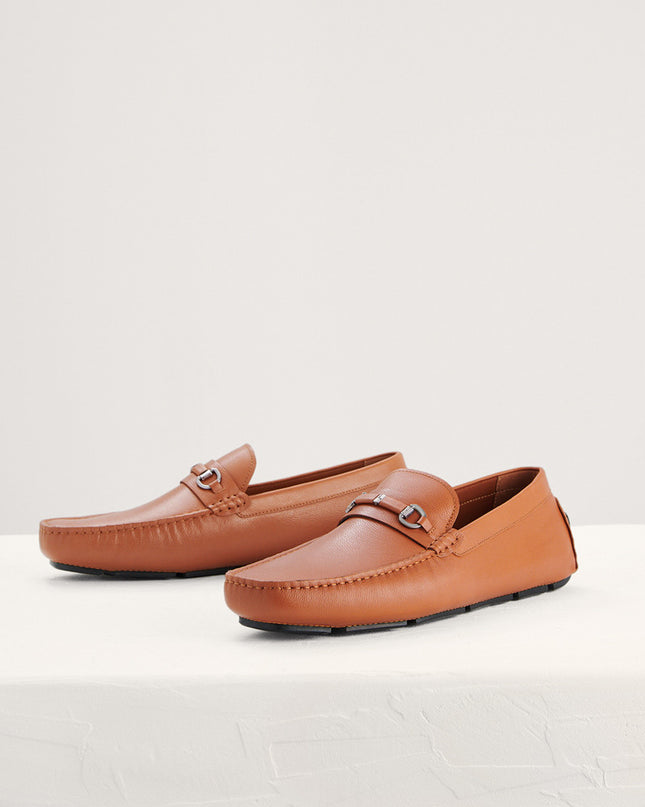 Horsebit Leather Moccasins