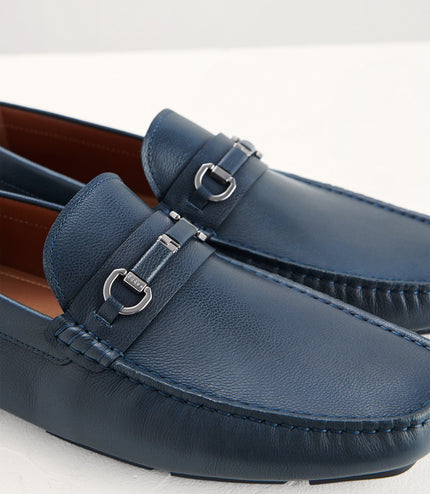 Horsebit Leather Moccasins