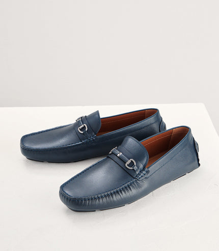 Horsebit Leather Moccasins
