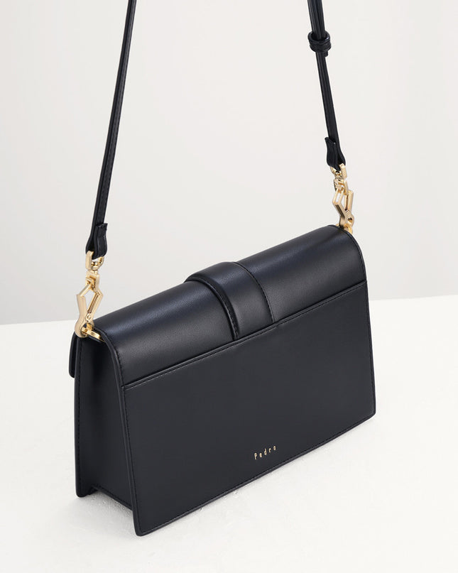 Shoulder Bag with Precious Stone Lock
