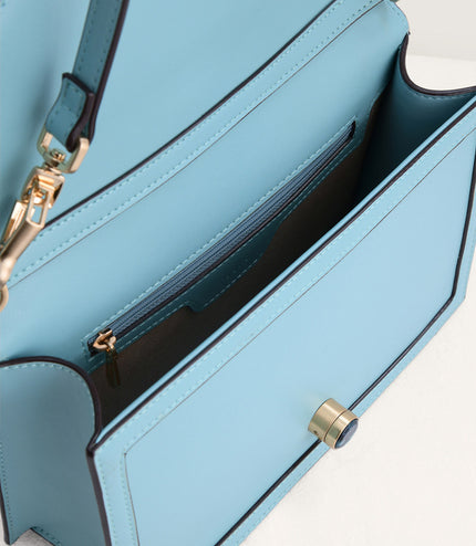 Shoulder Bag with Precious Stone Lock