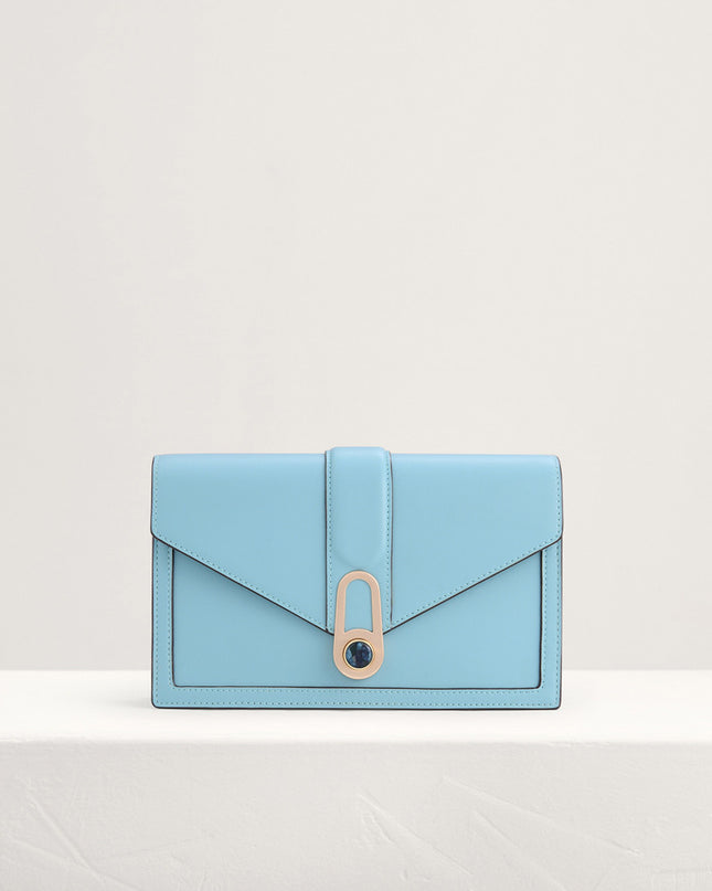 Shoulder Bag with Precious Stone Lock