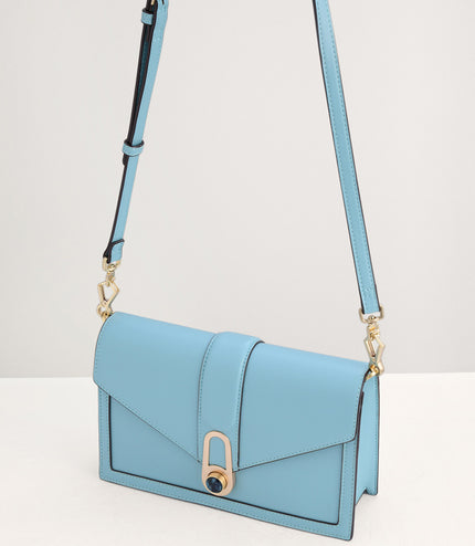 Shoulder Bag with Precious Stone Lock