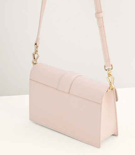 Shoulder Bag with Precious Stone Lock