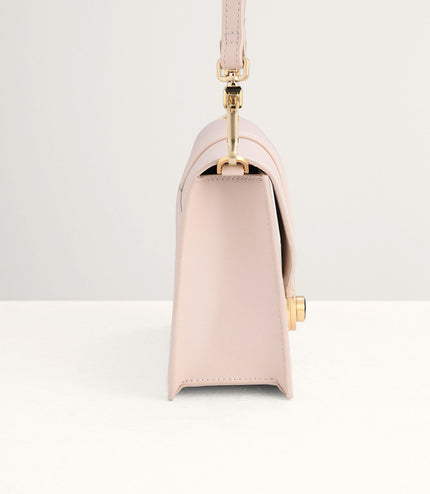 Shoulder Bag with Precious Stone Lock