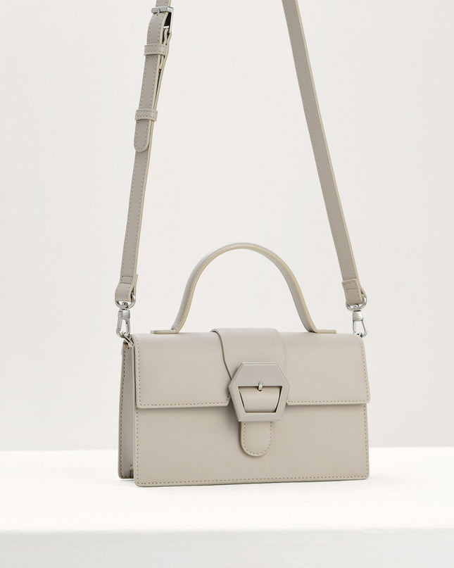 Mini Buckled Front Flap Bag