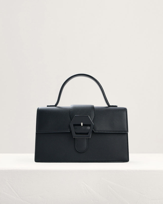 Mini Buckled Front Flap Bag