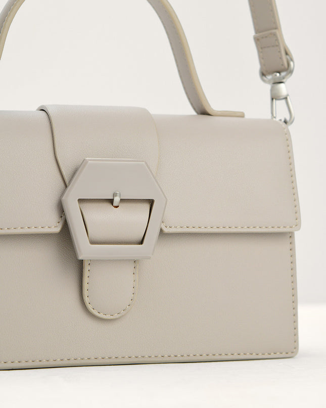 Mini Buckled Front Flap Bag