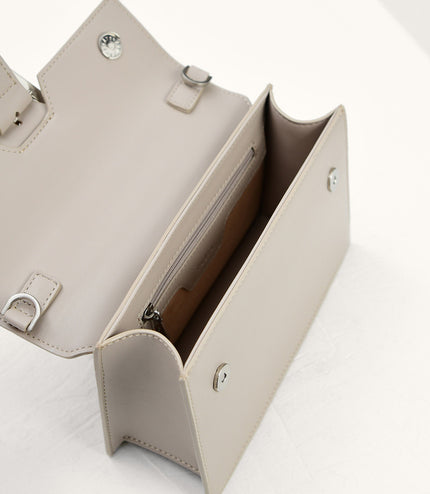 Mini Buckled Front Flap Bag