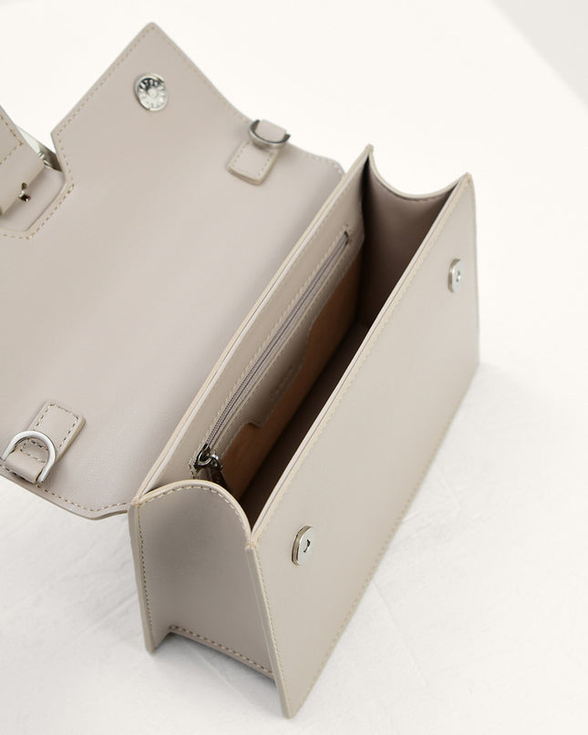 Mini Buckled Front Flap Bag