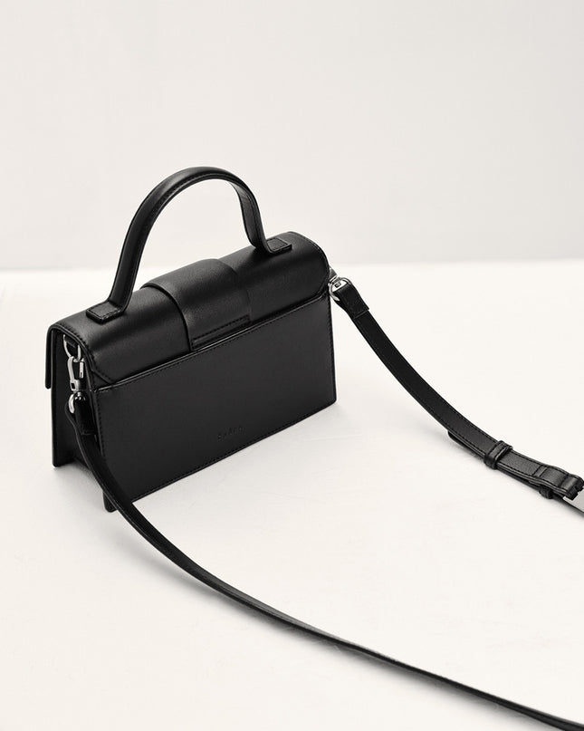 Mini Buckled Front Flap Bag