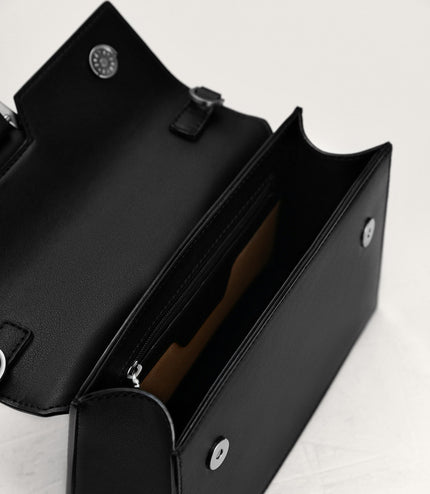 Mini Buckled Front Flap Bag