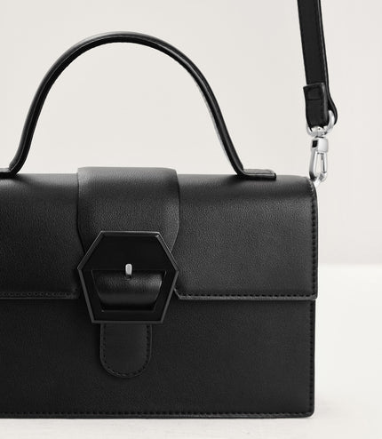 Mini Buckled Front Flap Bag