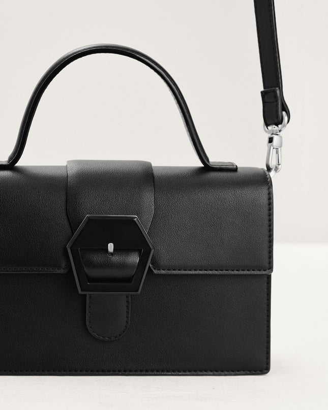 Mini Buckled Front Flap Bag
