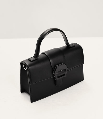 Mini Buckled Front Flap Bag