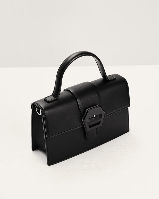 Mini Buckled Front Flap Bag