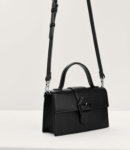 Mini Buckled Front Flap Bag