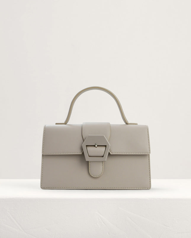 Mini Buckled Front Flap Bag