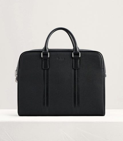 Leather Briefcase with Lock