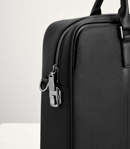 Leather Briefcase with Lock