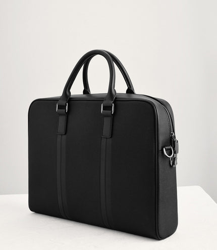 Leather Briefcase with Lock