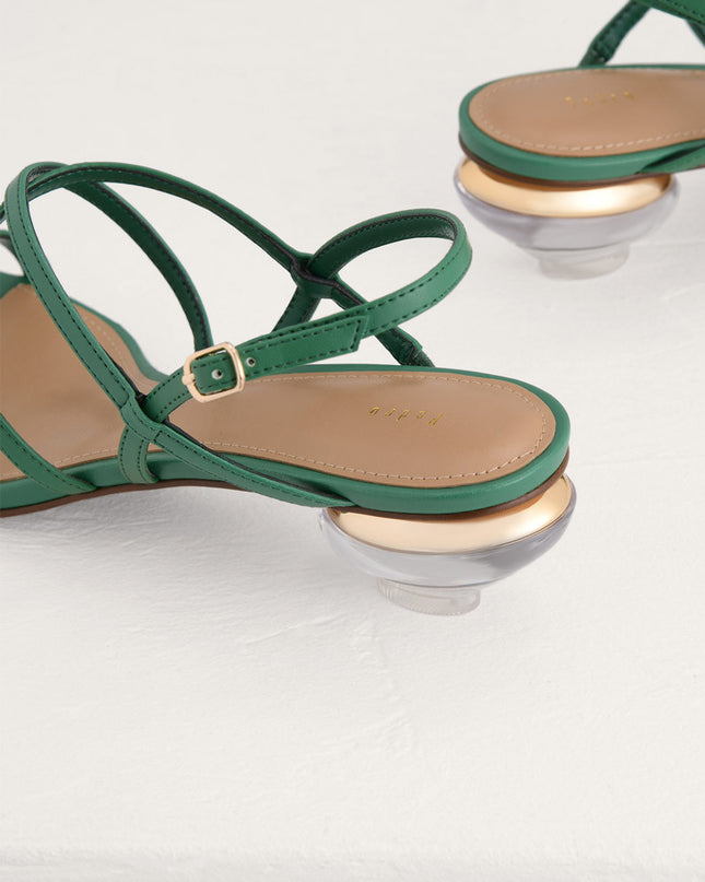 Strappy Heeled Slingback Sandals