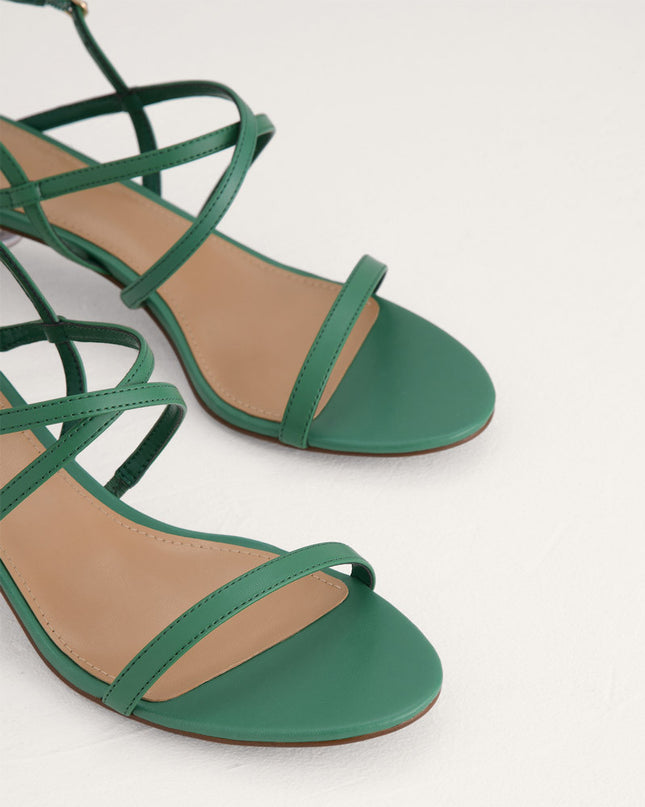 Strappy Heeled Slingback Sandals