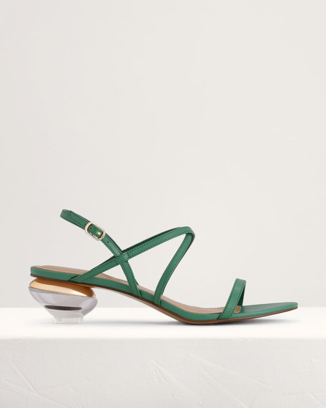 Strappy Heeled Slingback Sandals