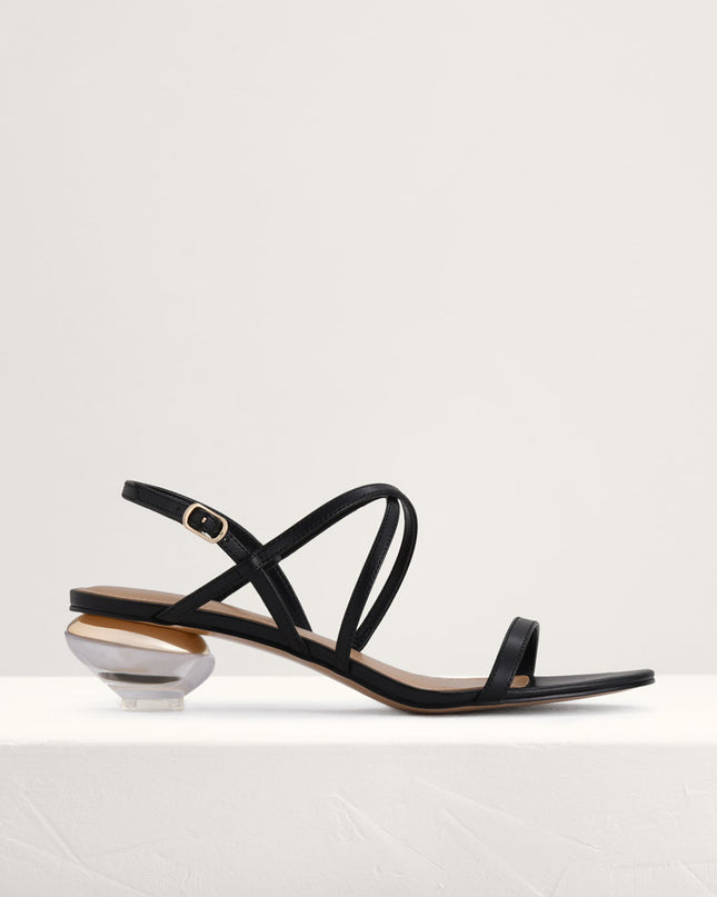 Strappy Heeled Slingback Sandals