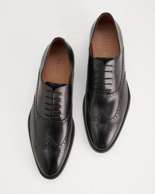 Brogue Leather Oxfords