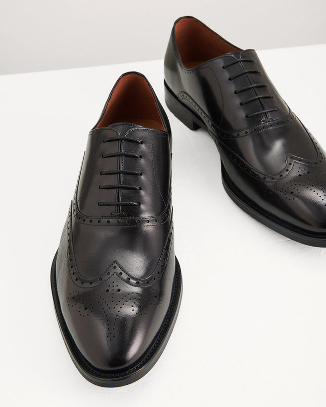 Brogue Leather Oxfords