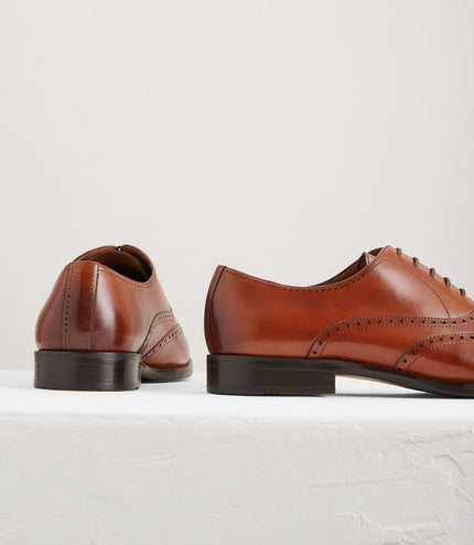 Brogue Leather Oxfords