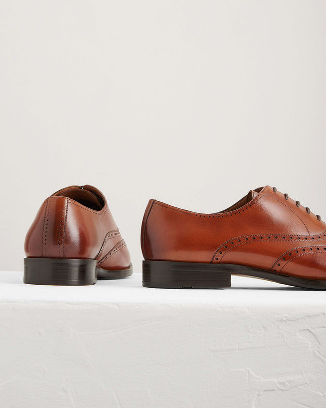 Brogue Leather Oxfords