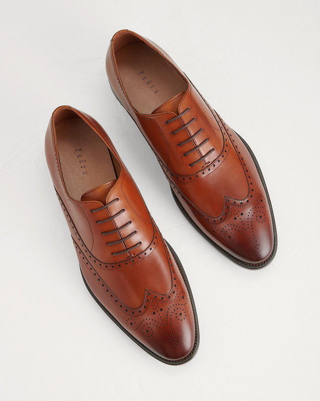 Brogue Leather Oxfords