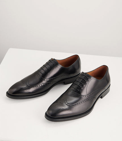 Brogue Leather Oxfords
