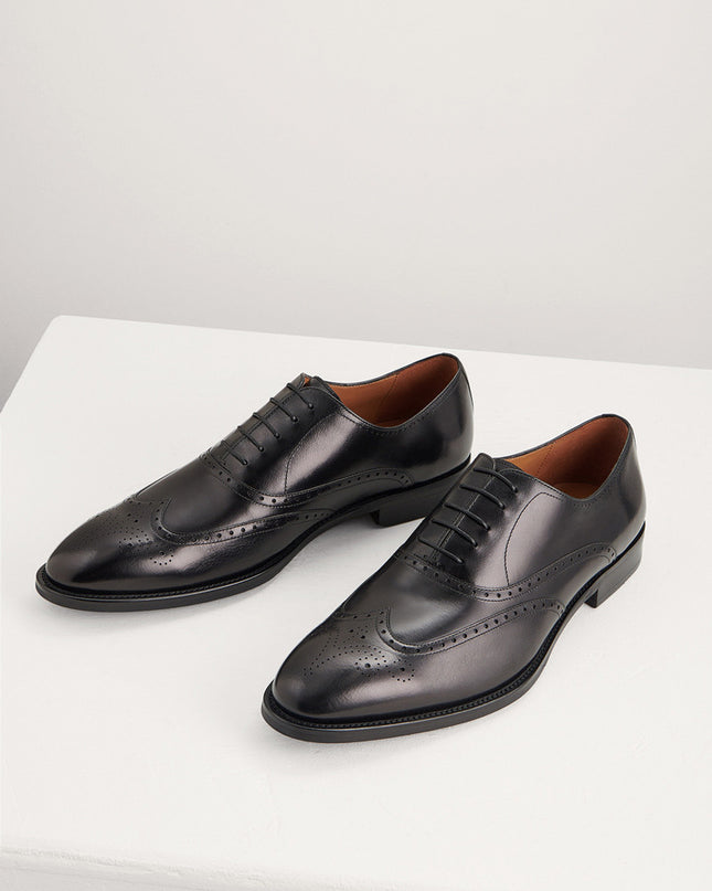 Brogue Leather Oxfords