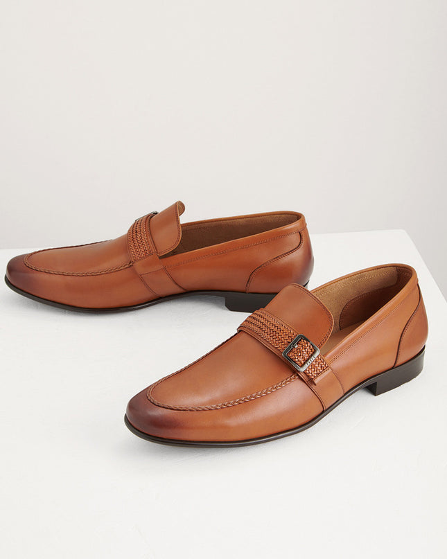 Buckled Leather Loafers